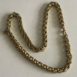 Gold Tone Chain Necklace